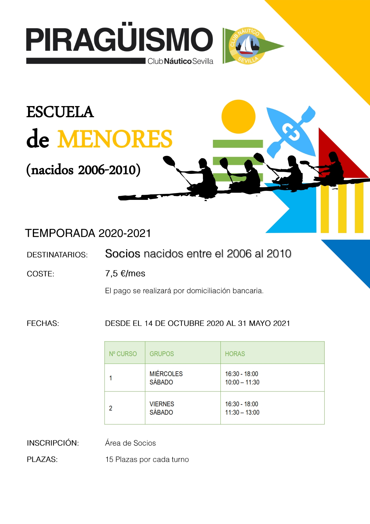 Escuela De Pirag Ismo Para Menores Del Club N Utico Club N Utico Sevilla