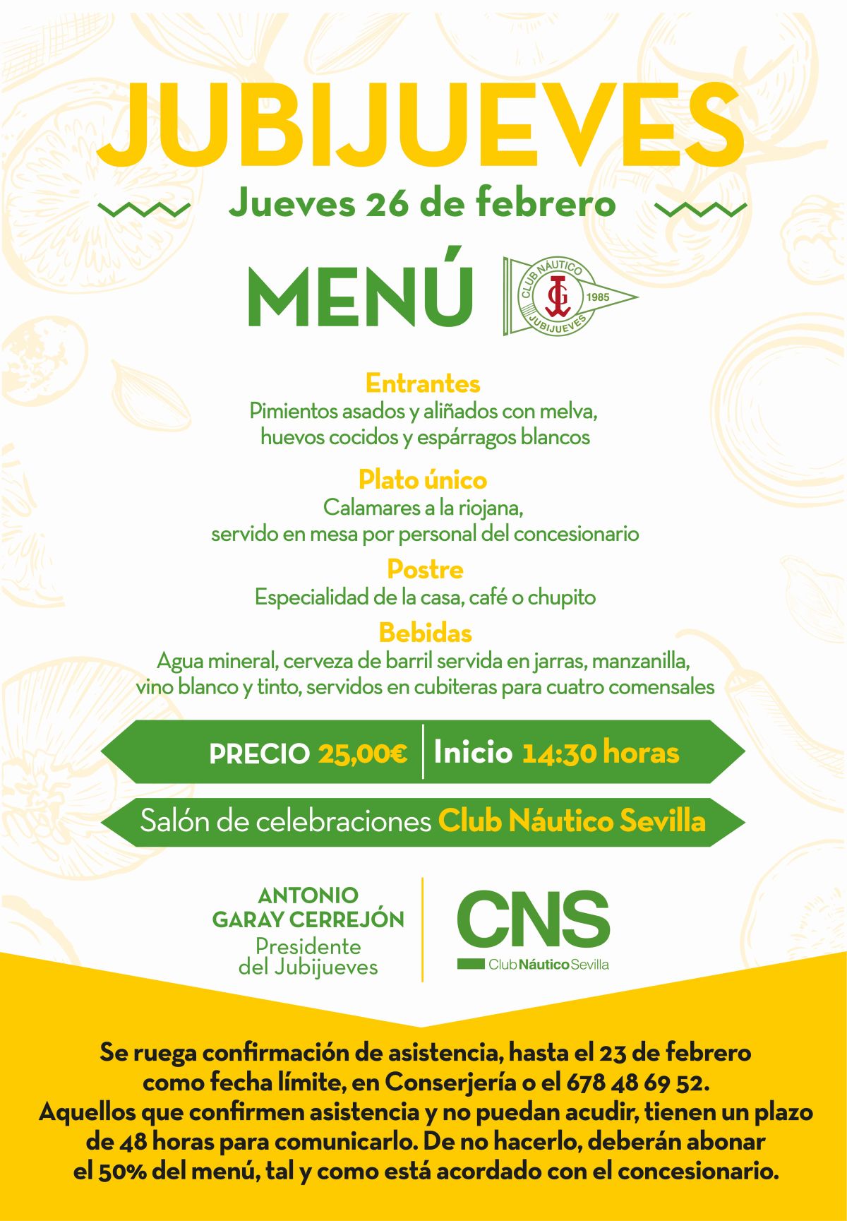 Tertulia gastronómica Jubijueves
