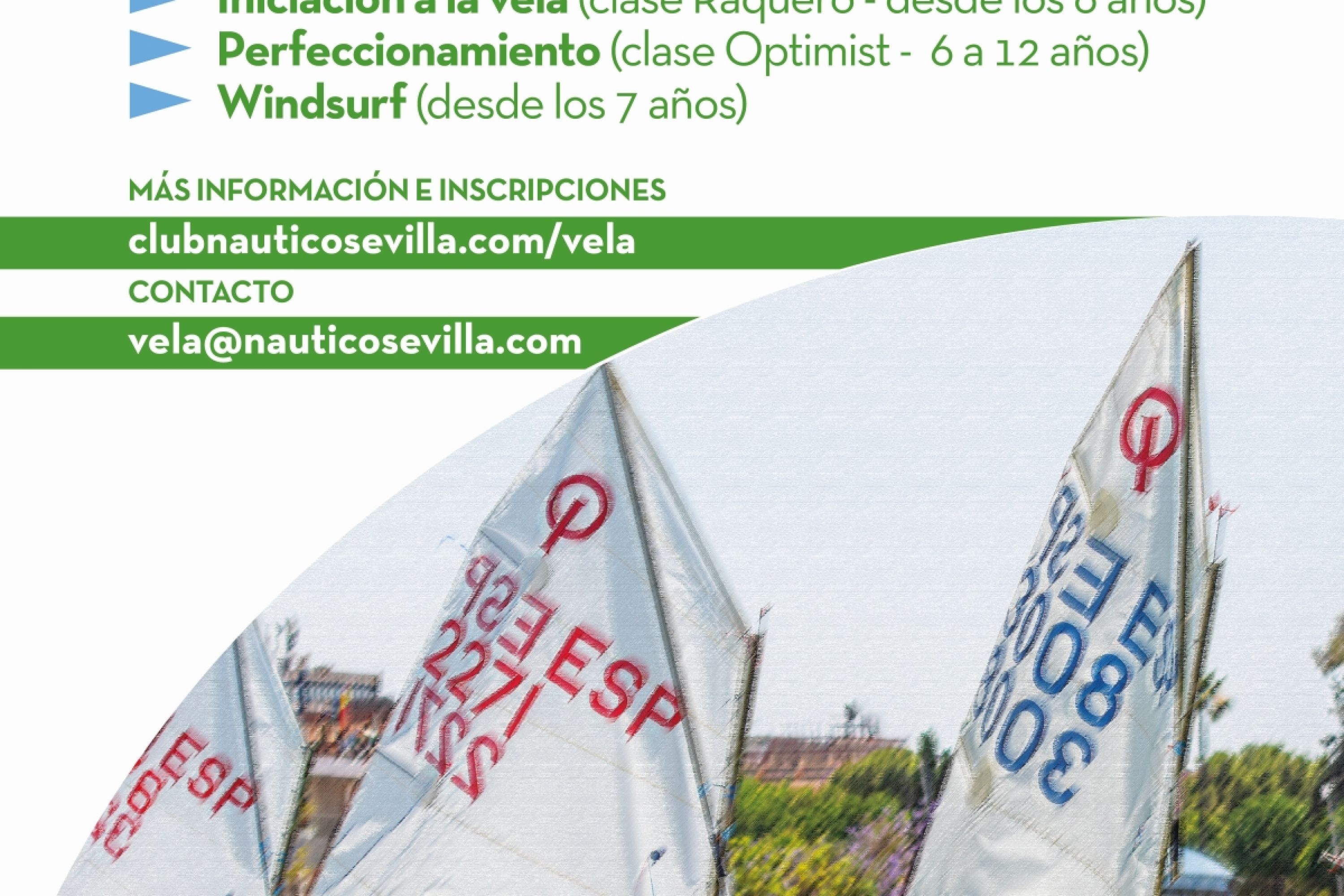 Cursillos de vela en la dársena del Guadalquivir