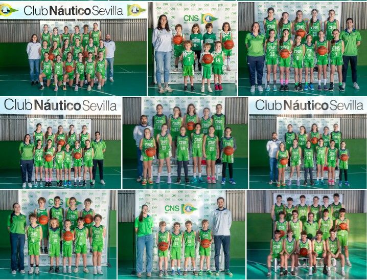 Sección de baloncesto 2025/2026 del Club Náutico Sevilla