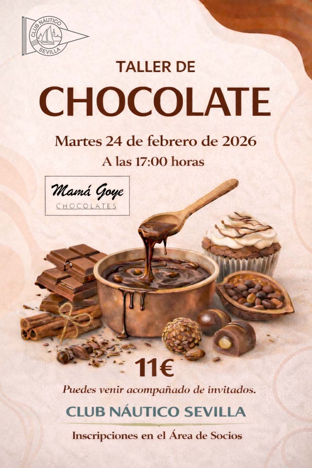 Taller de chocolate en el Club Náutico
