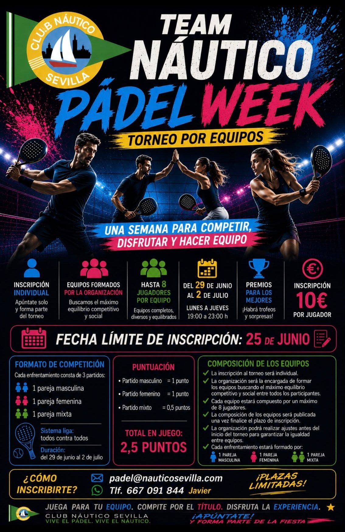 Torneo de pádel de verano