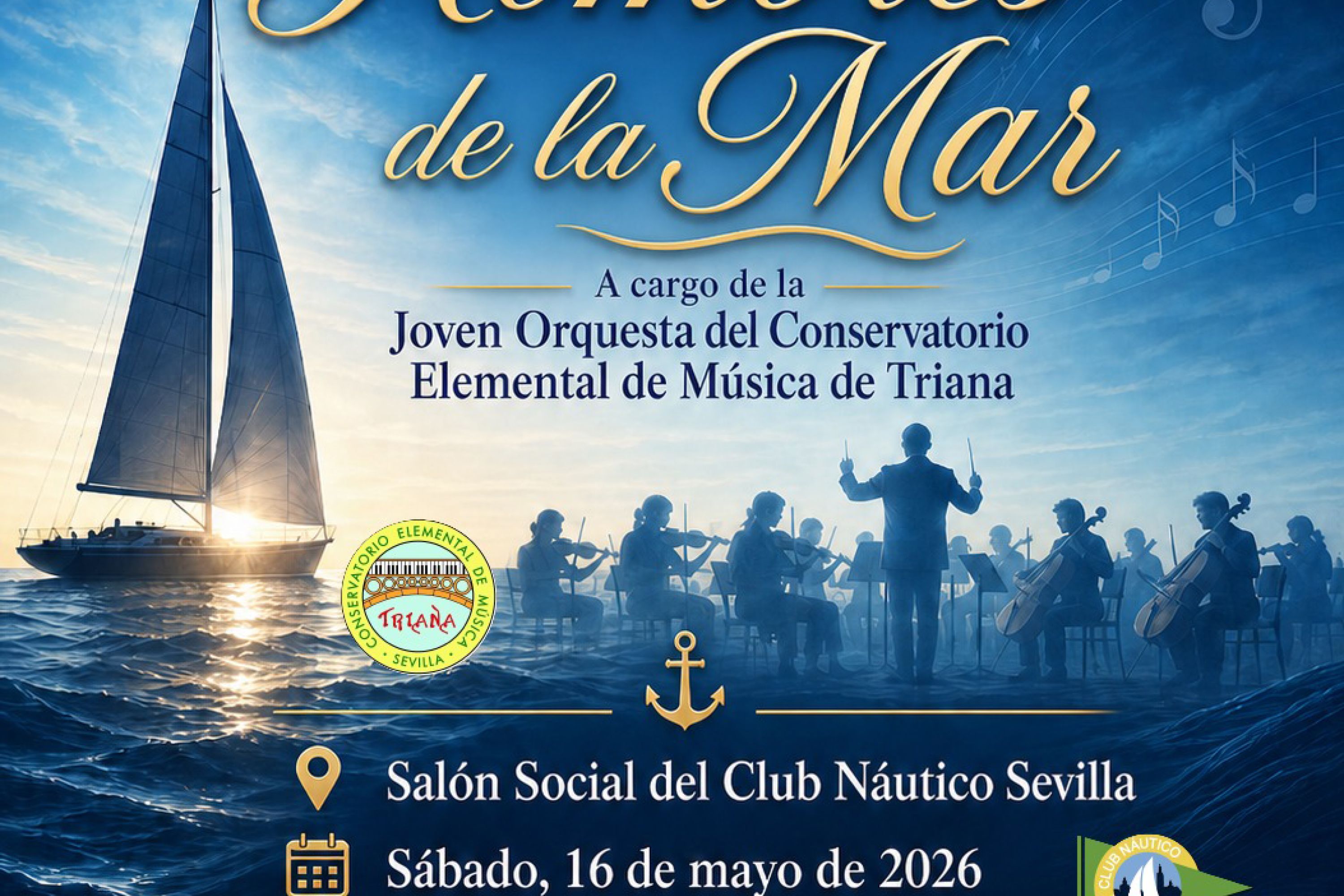 Concierto ‘Hombres de la Mar’ en el Club Náutico Sevilla