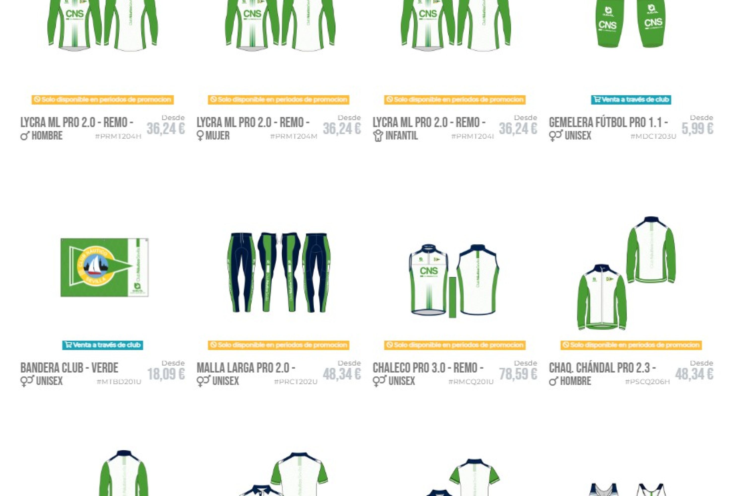 Promoción de la tienda AUSTRAL del Club Náutico Sevilla