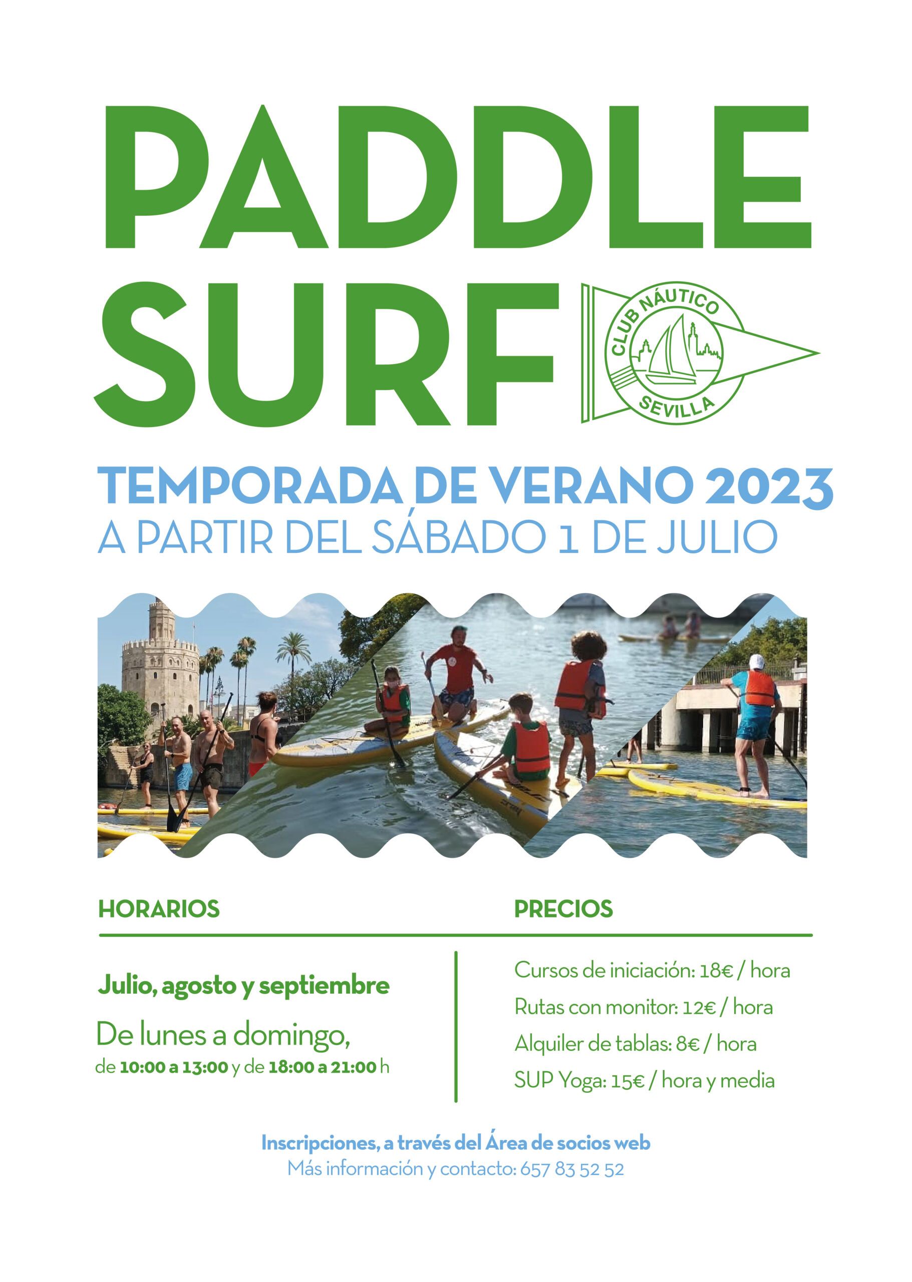 Practica paddle surf en el Club Náutico