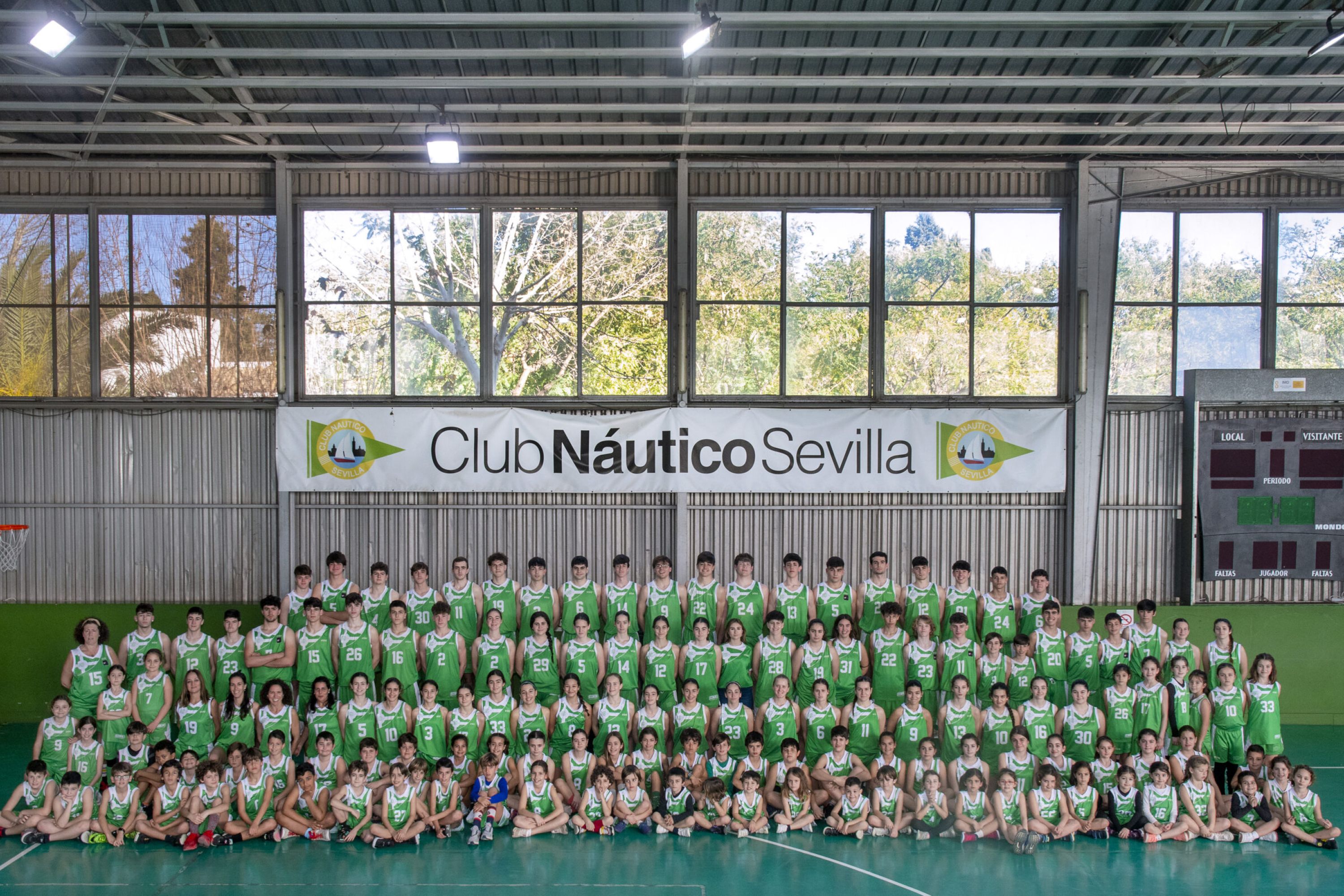 Sección de baloncesto 2023/2024 del Club Náutico Sevilla