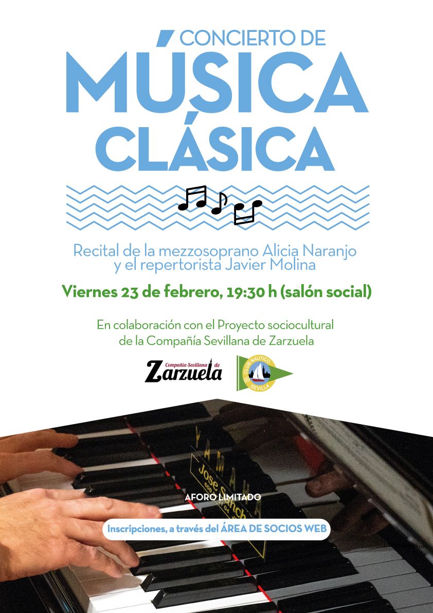 Concierto de música clásica en el Club Náutico Sevilla