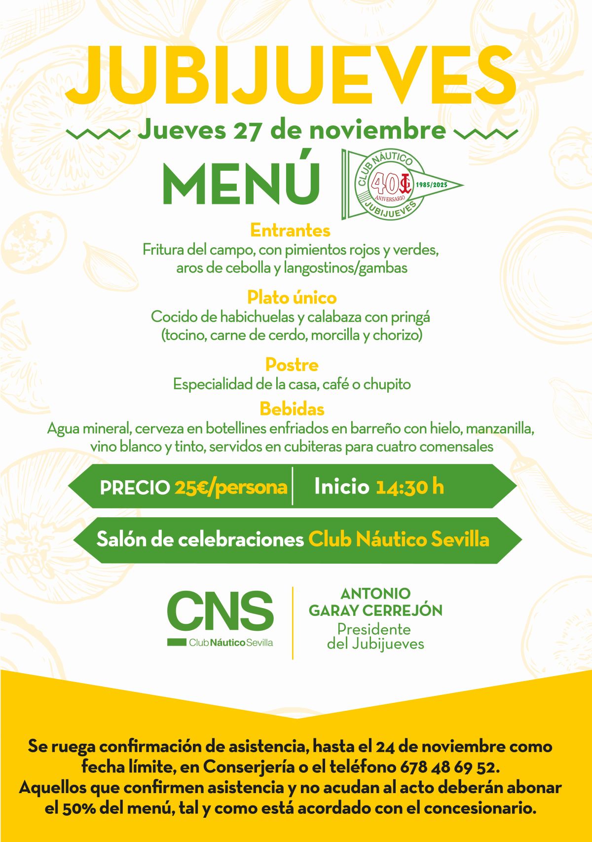 Tertulia gastronómica Jubijueves