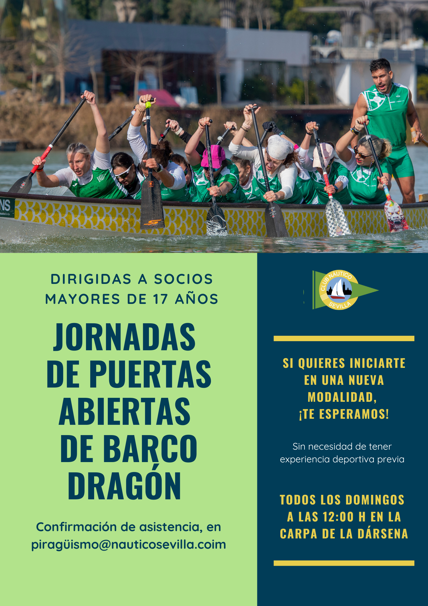 Jornadas de puertas abiertas de barco dragón