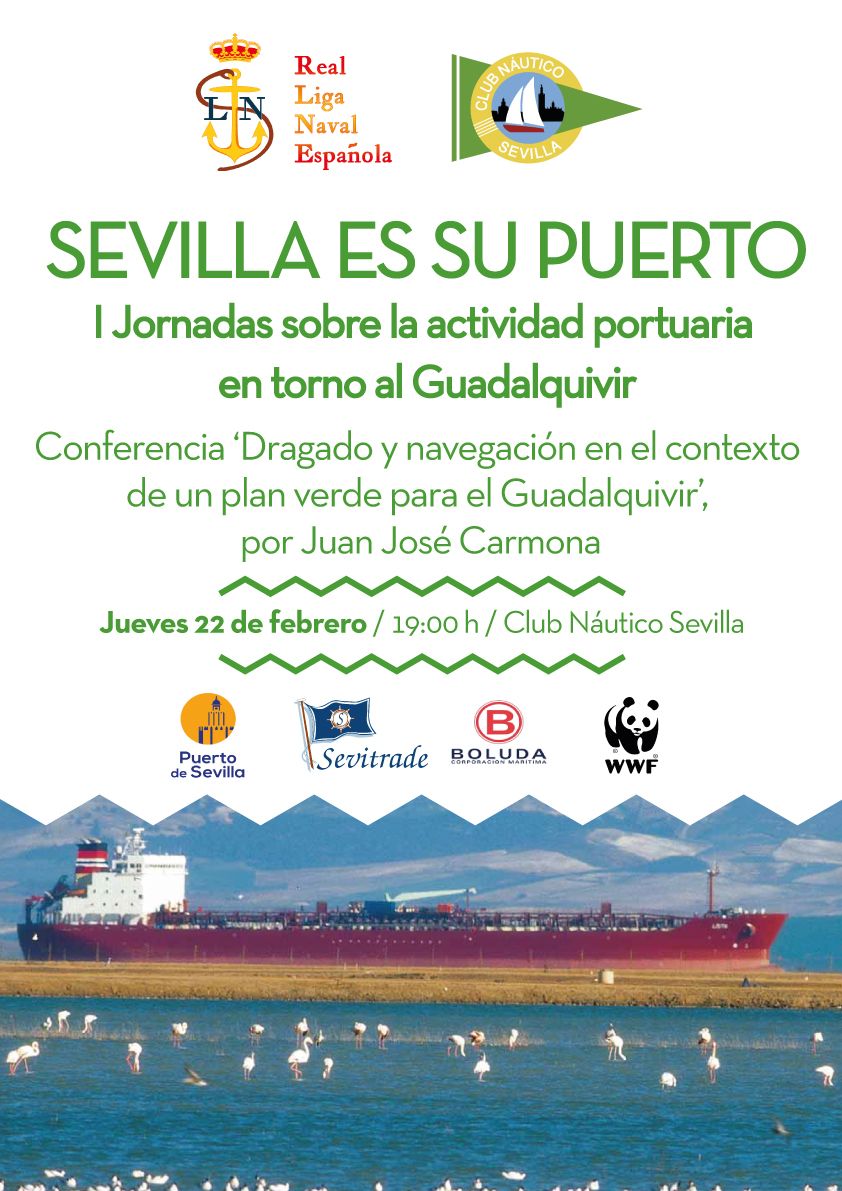 Conferencia ‘Dragado y navegación en el contexto  de un plan verde para el Guadalquivir’