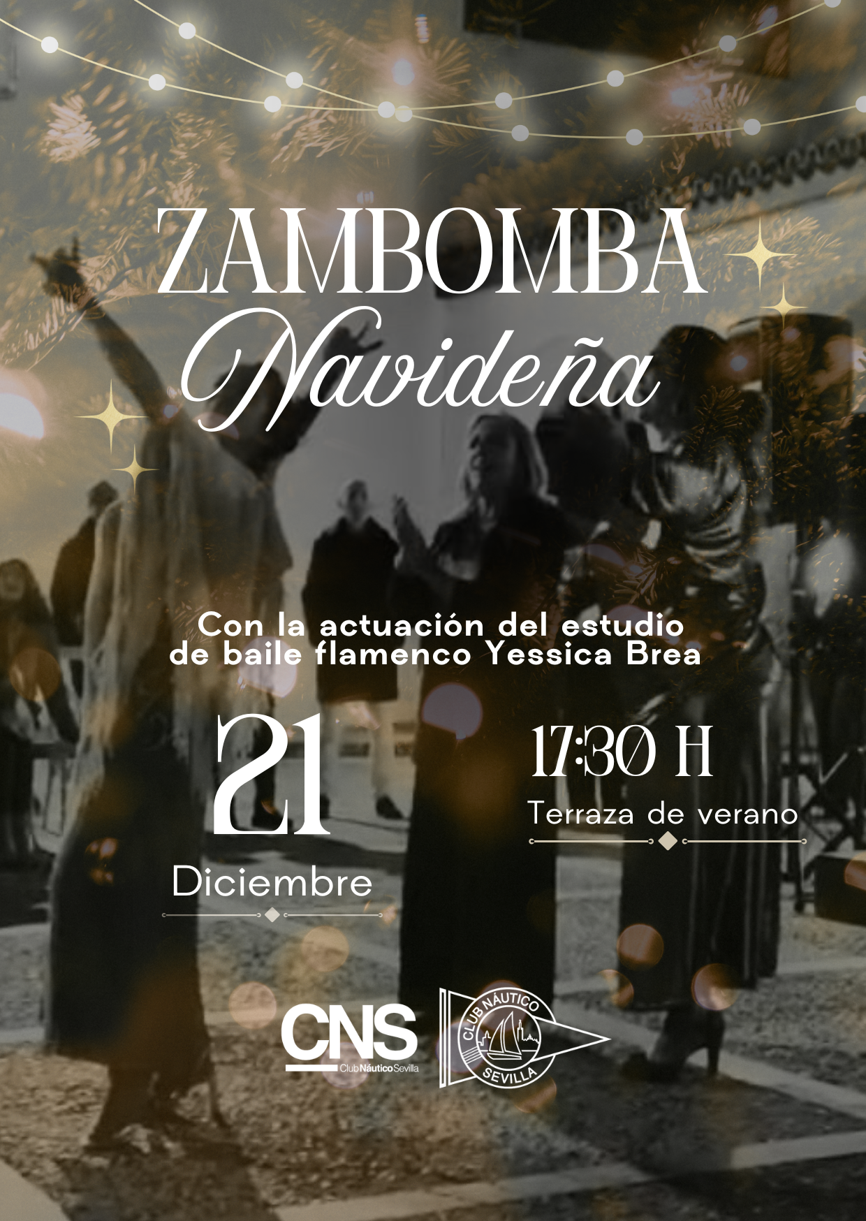 Zambomba navideña en el Club Náutico Sevilla