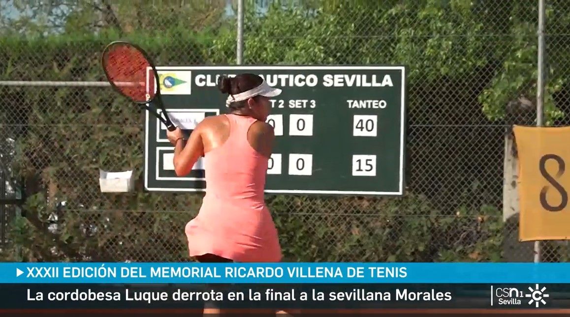 La crónica del Open Sevilla de tenis Memorial Ricardo Villena, en TV