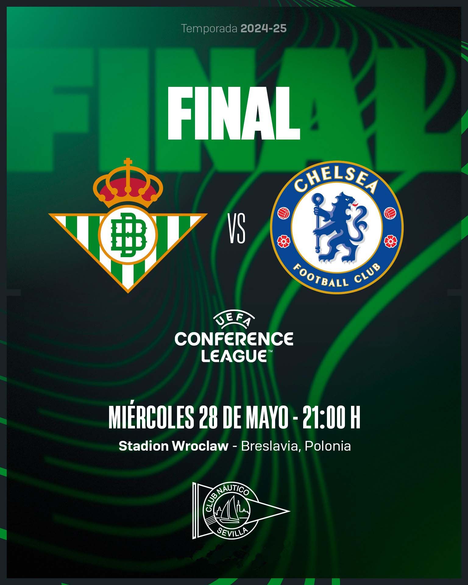 Vive la gran final de la Conference League en el Club Náutico