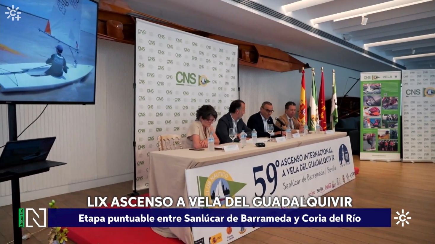 El 59º Ascenso a vela del Guadalquivir, en Canal Sur TV