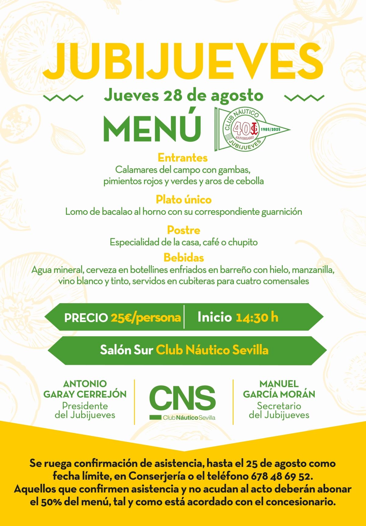 Tertulia gastronómica Jubijueves