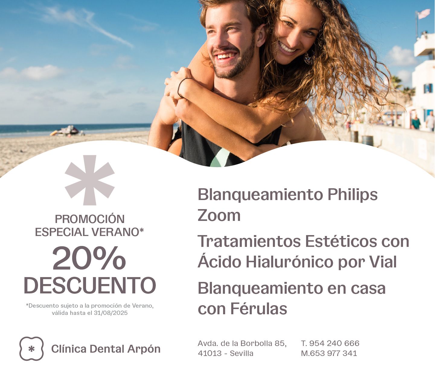 Promoción de verano de la Clínica Dental Arpón