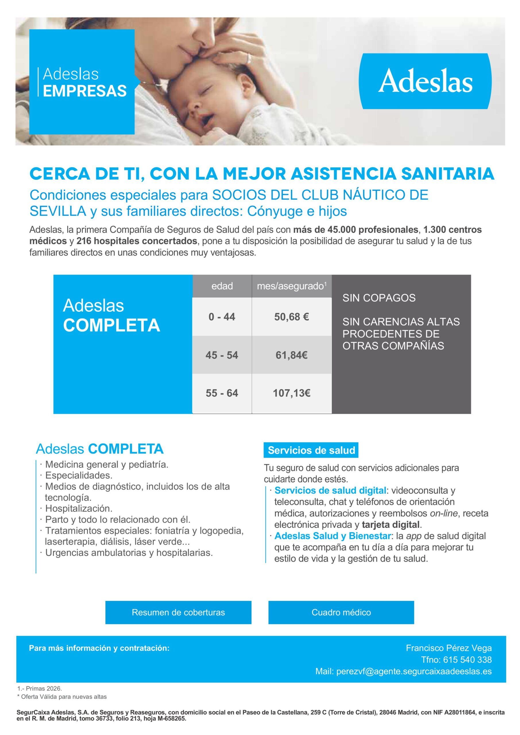 Acuerdo de colaboración con Adeslas