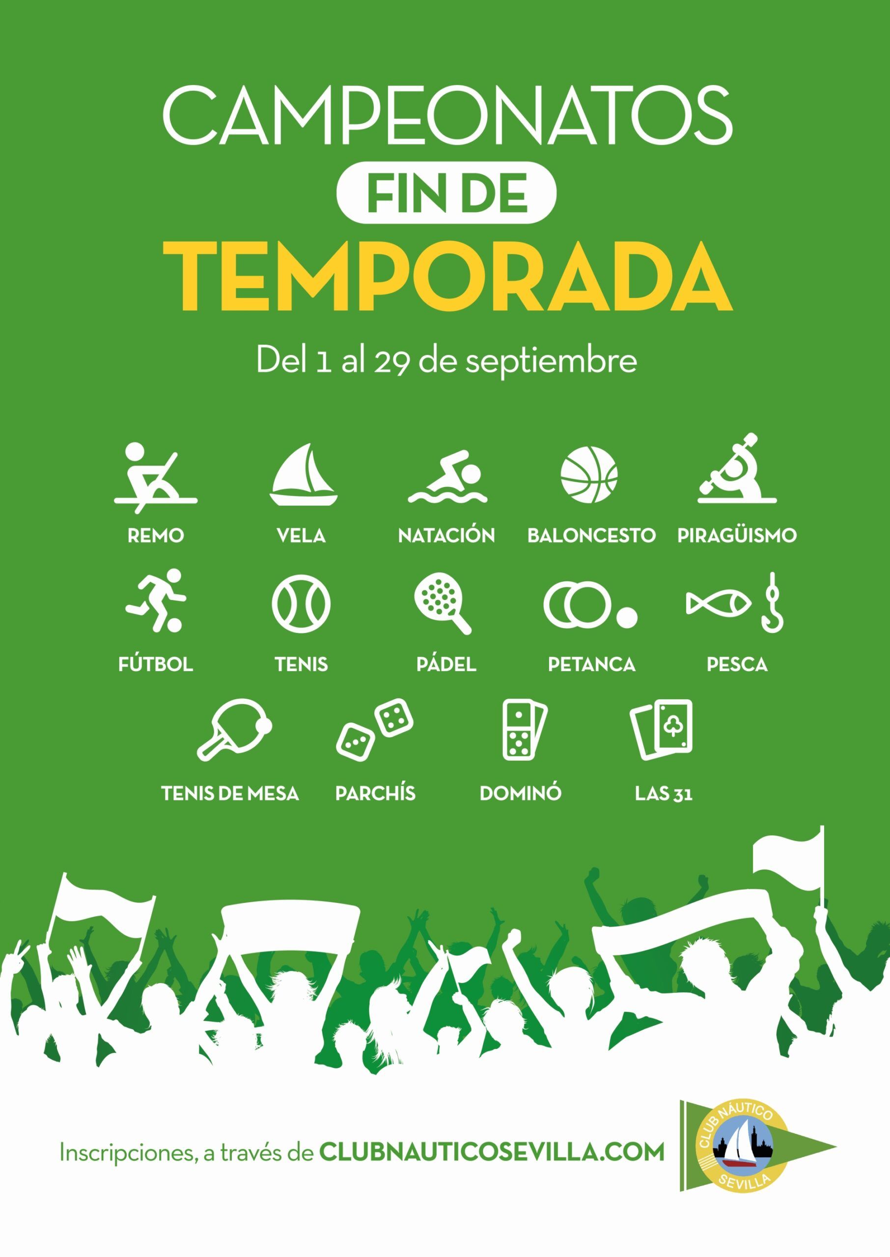 Competición de pádel de fin de la temporada de verano