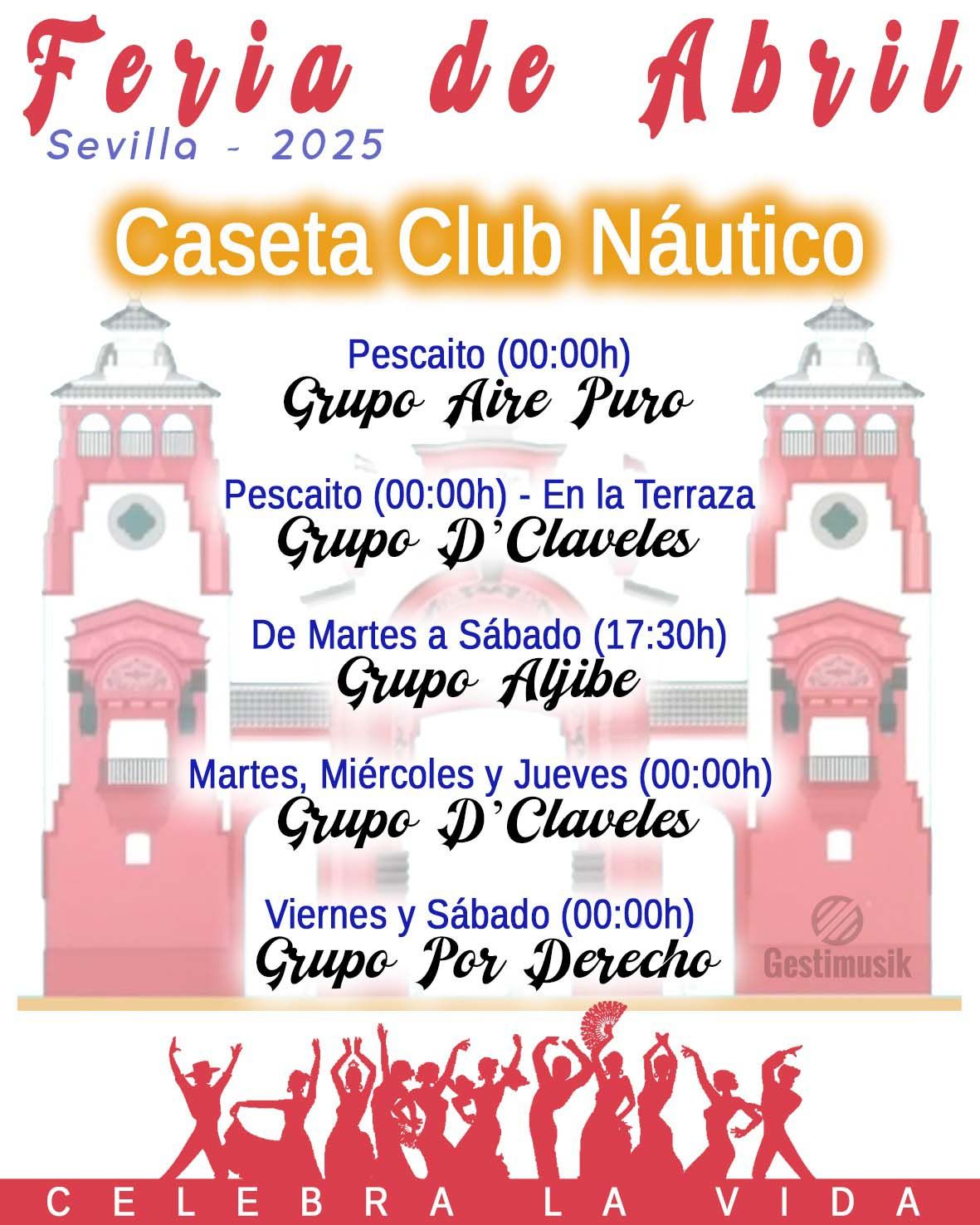 Programa de actuaciones musicales en Feria