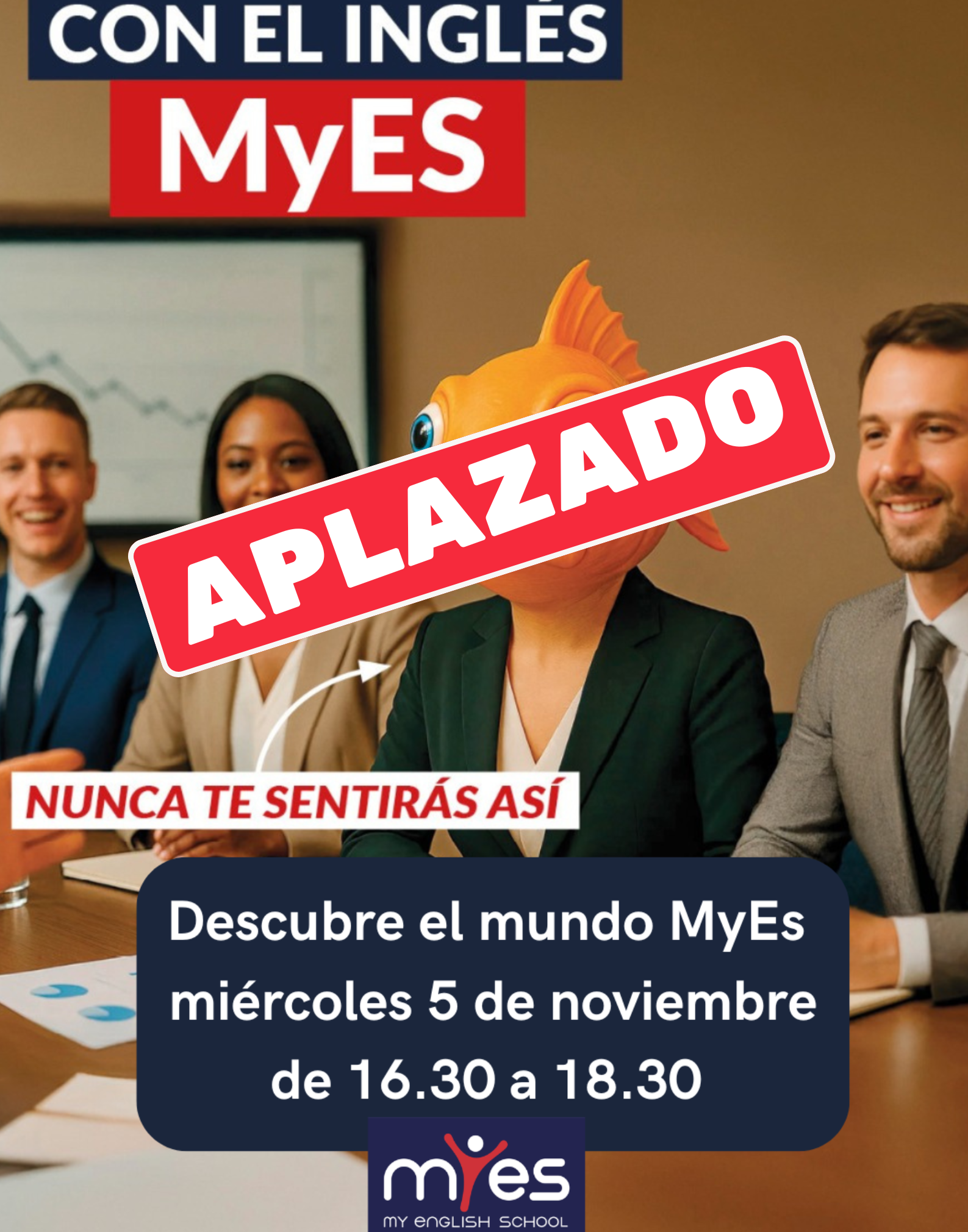AVISO / Aplazada debido a la previsión meteorológica la actividad promocional de My English School