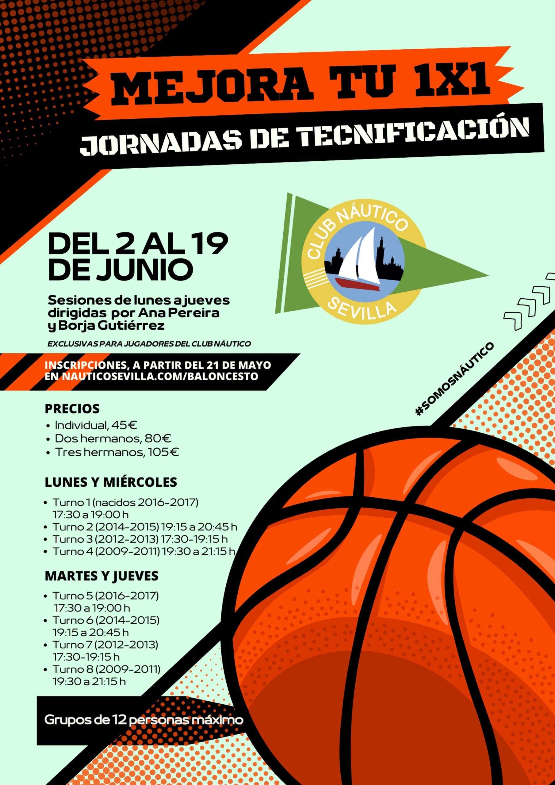 Jornadas de tecnificación de baloncesto
