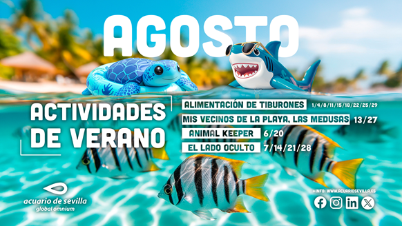 Programación de verano del Acuario de Sevilla