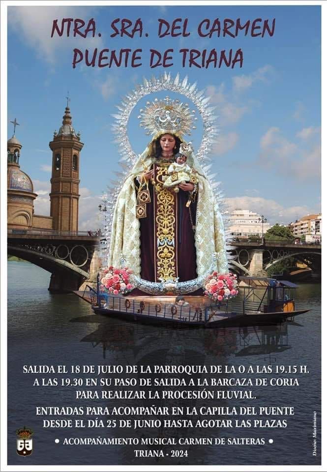 XIV Procesión fluvial de la Virgen del Carmen