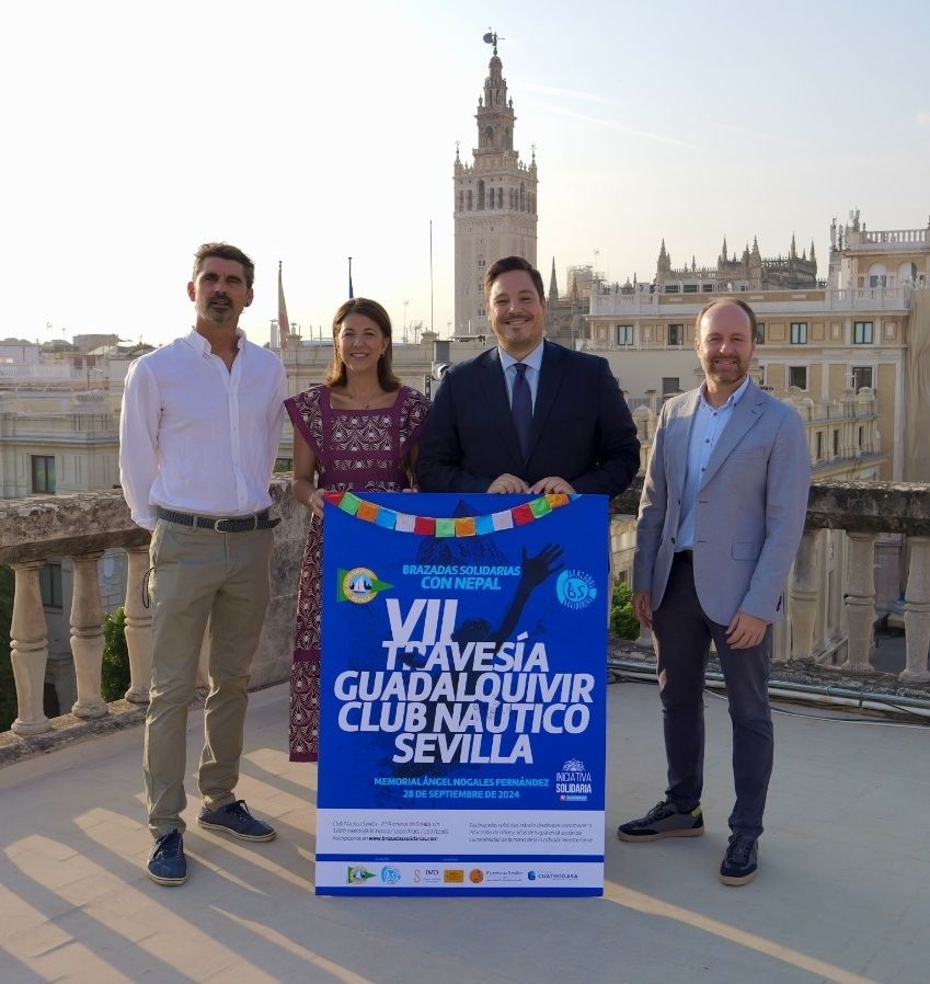 Travesía del Guadalquivir Club Náutico Sevilla Brazadas Solidarias