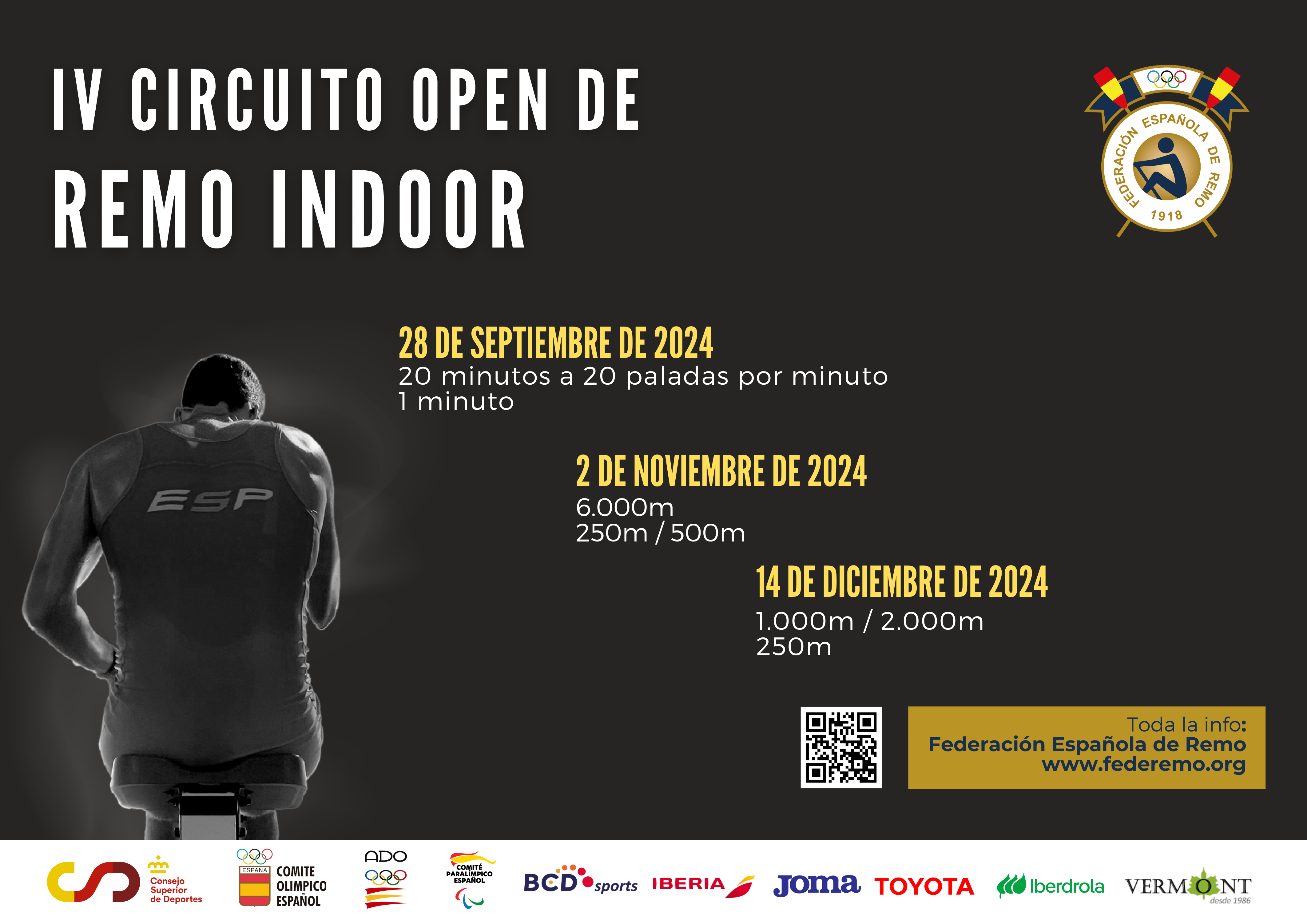 IV Circuito Open de remo indoor