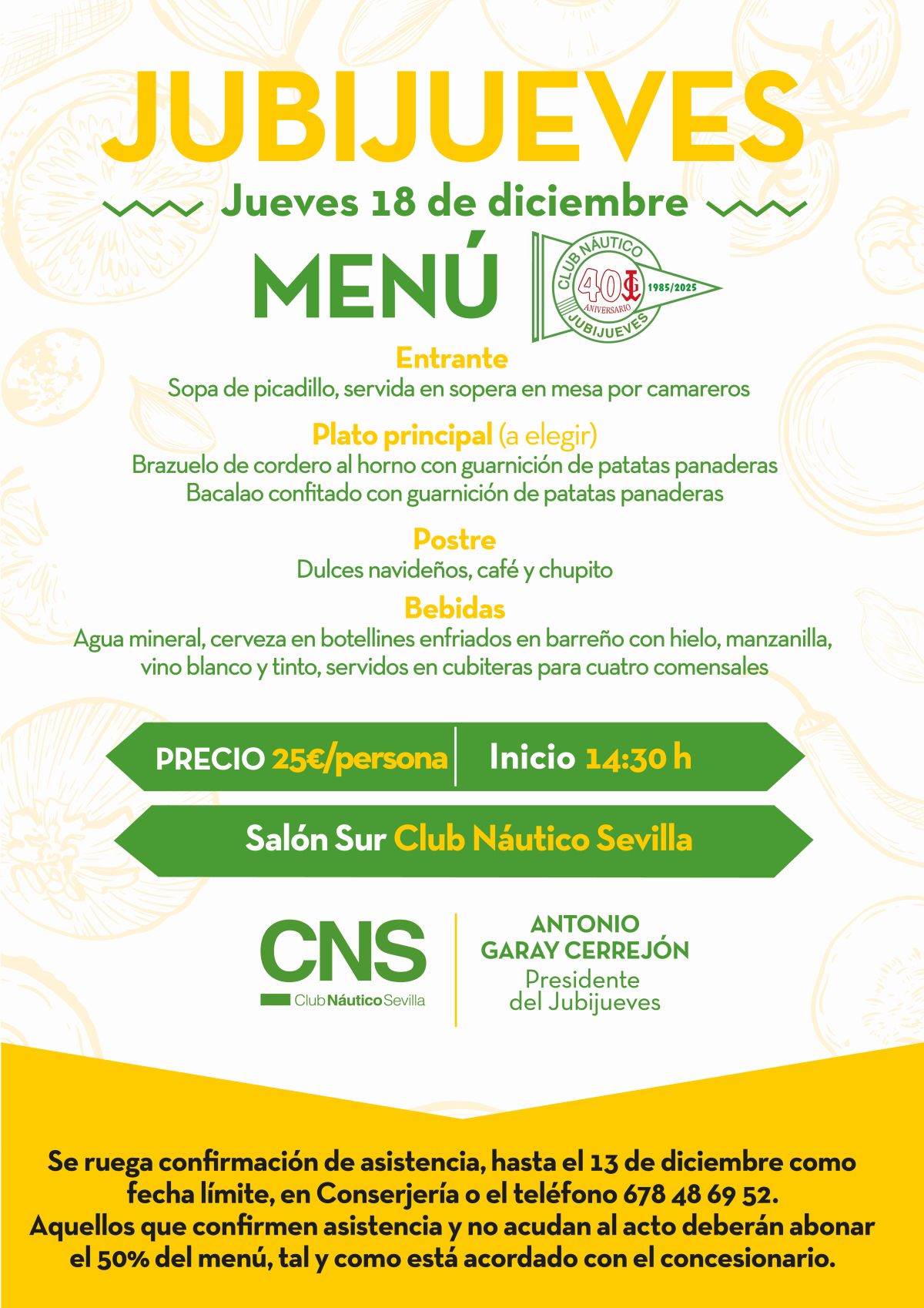 Tertulia gastronómica Jubijueves