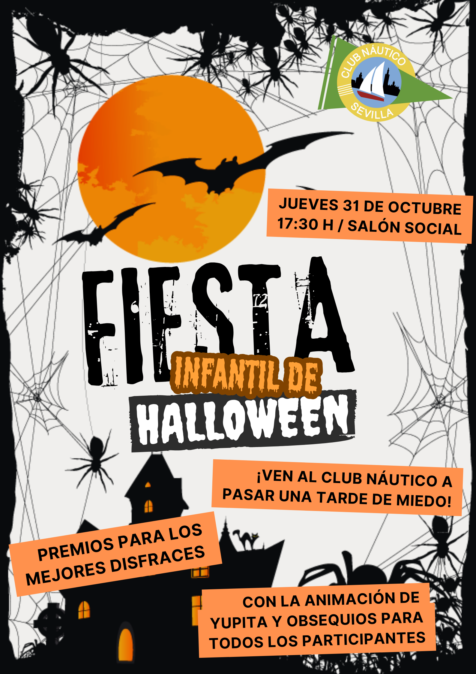 Fiesta de Halloween en el Club Náutico