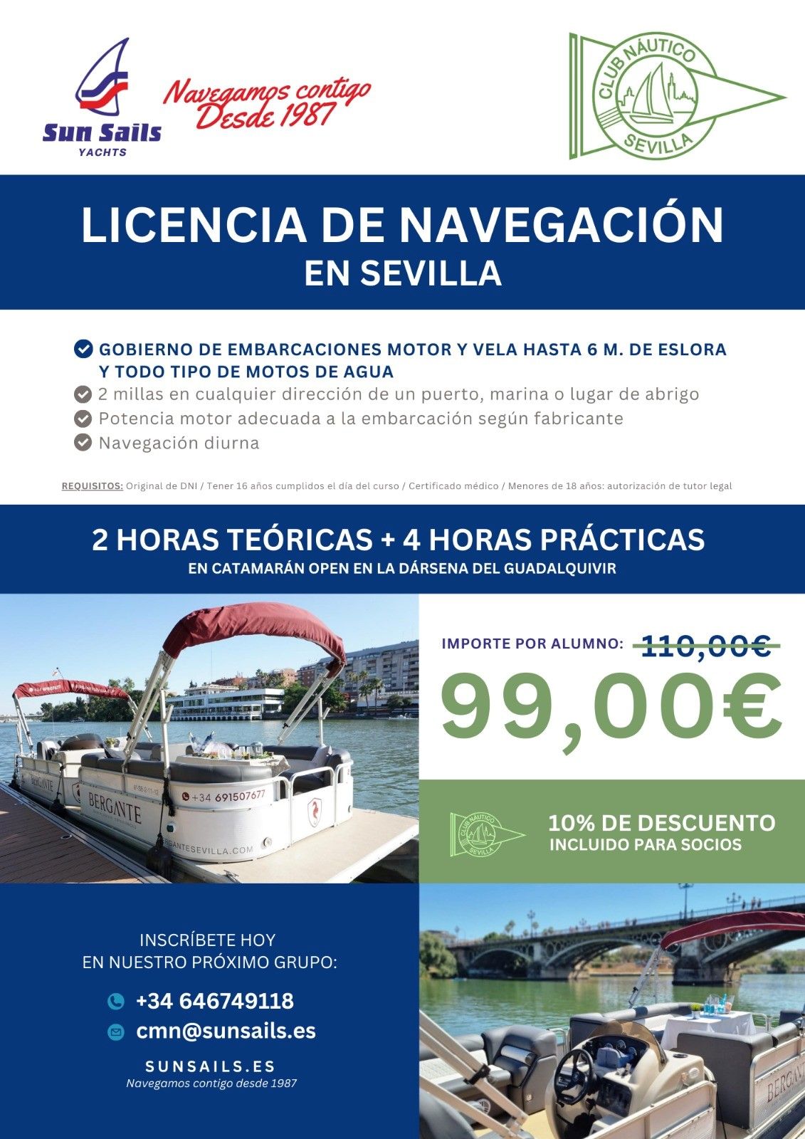 Licencia de navegación de embarcaciones