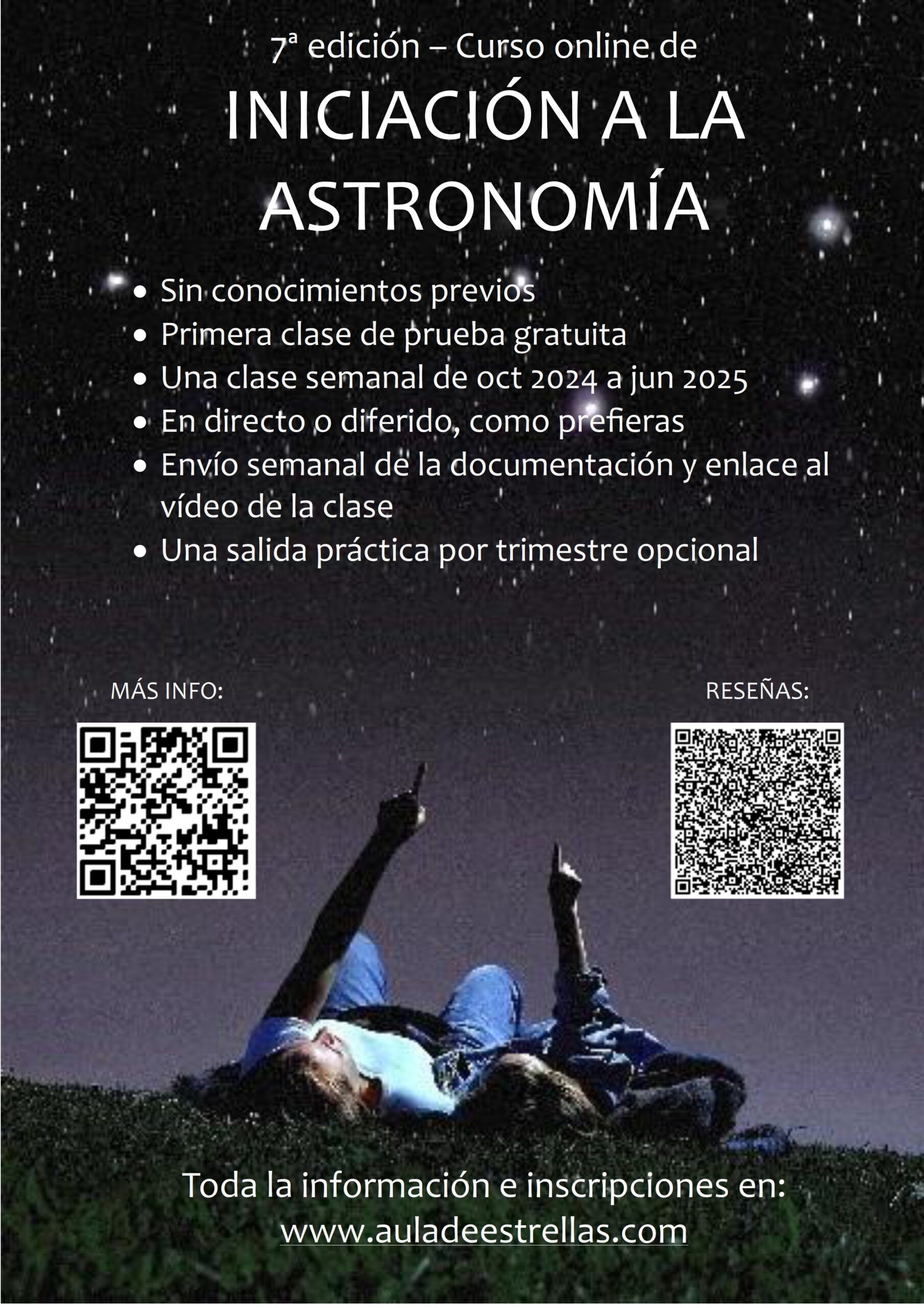 Curso online de iniciación a la Astronomía para socios del Club Náutico