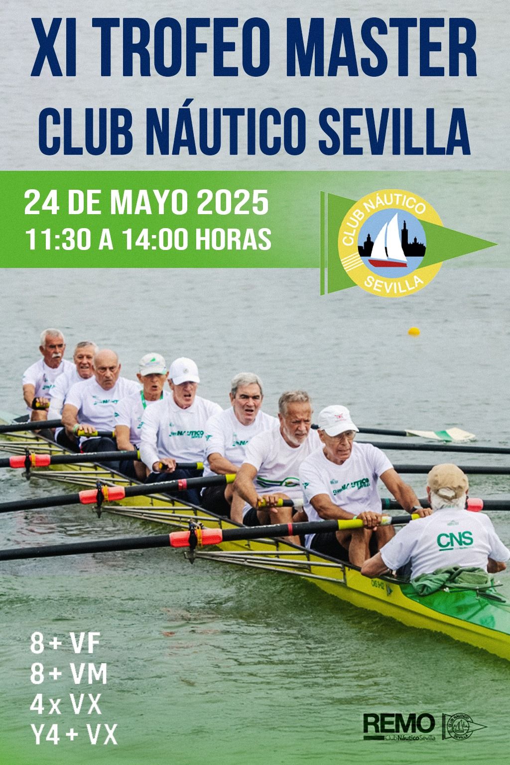 XI Trofeo Master Club Náutico Sevilla de remo