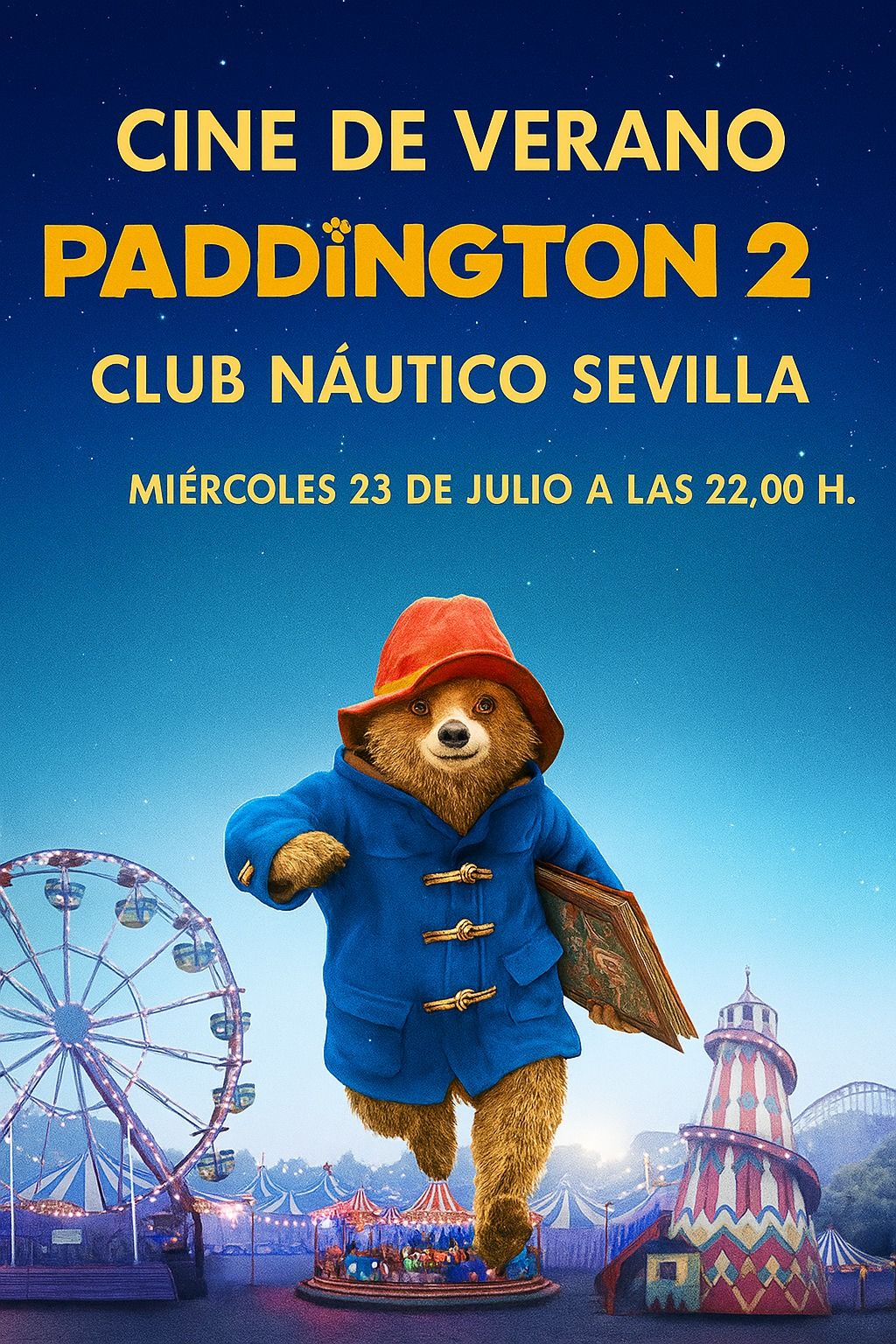 Cine de verano en el Club Náutico: ‘Paddington 2’
