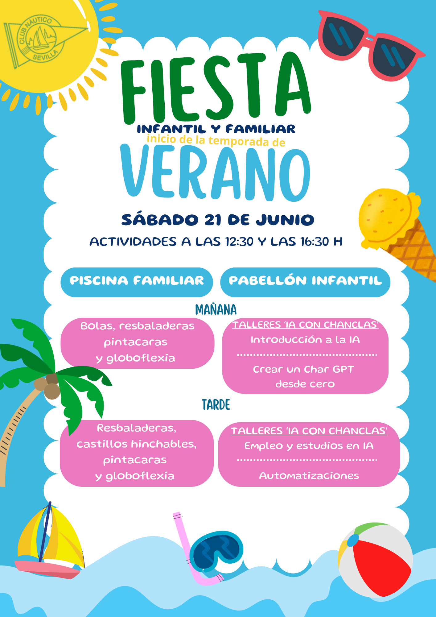 Fiesta infantil y familiar de inicio de la temporada de verano 2025