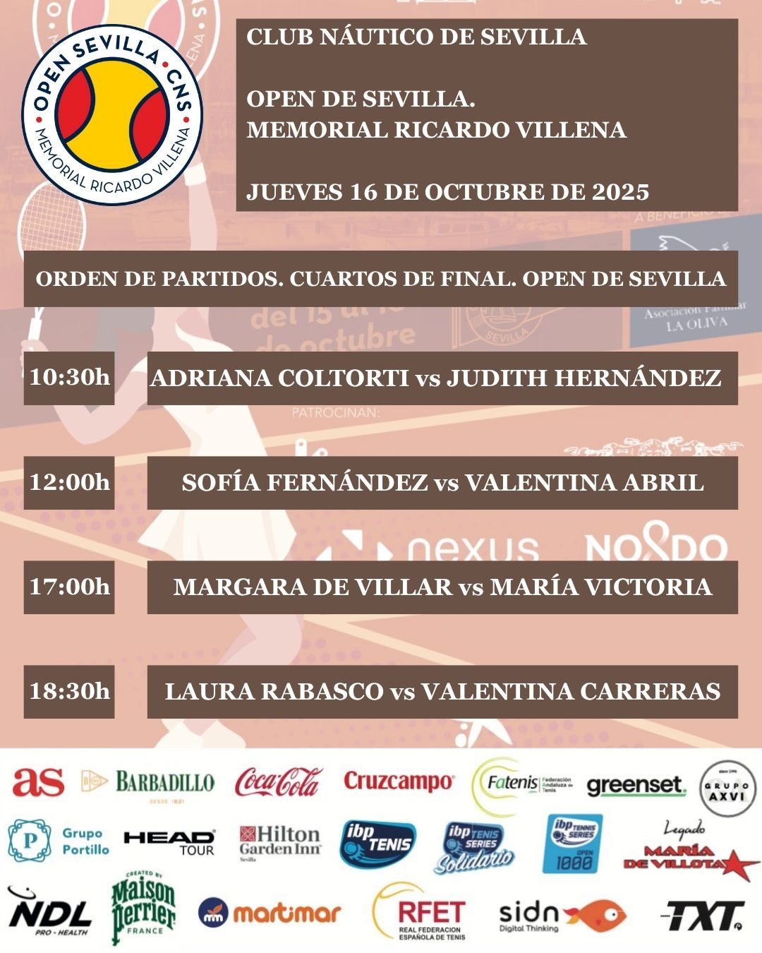 33º Open Sevilla de tenis Memorial Ricardo Villena
