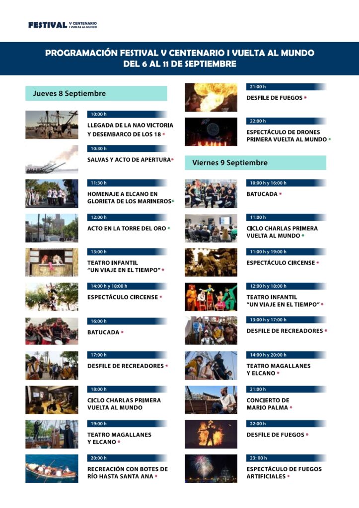 Festival V Centenario I Vuelta al mundo Club Náutico Sevilla