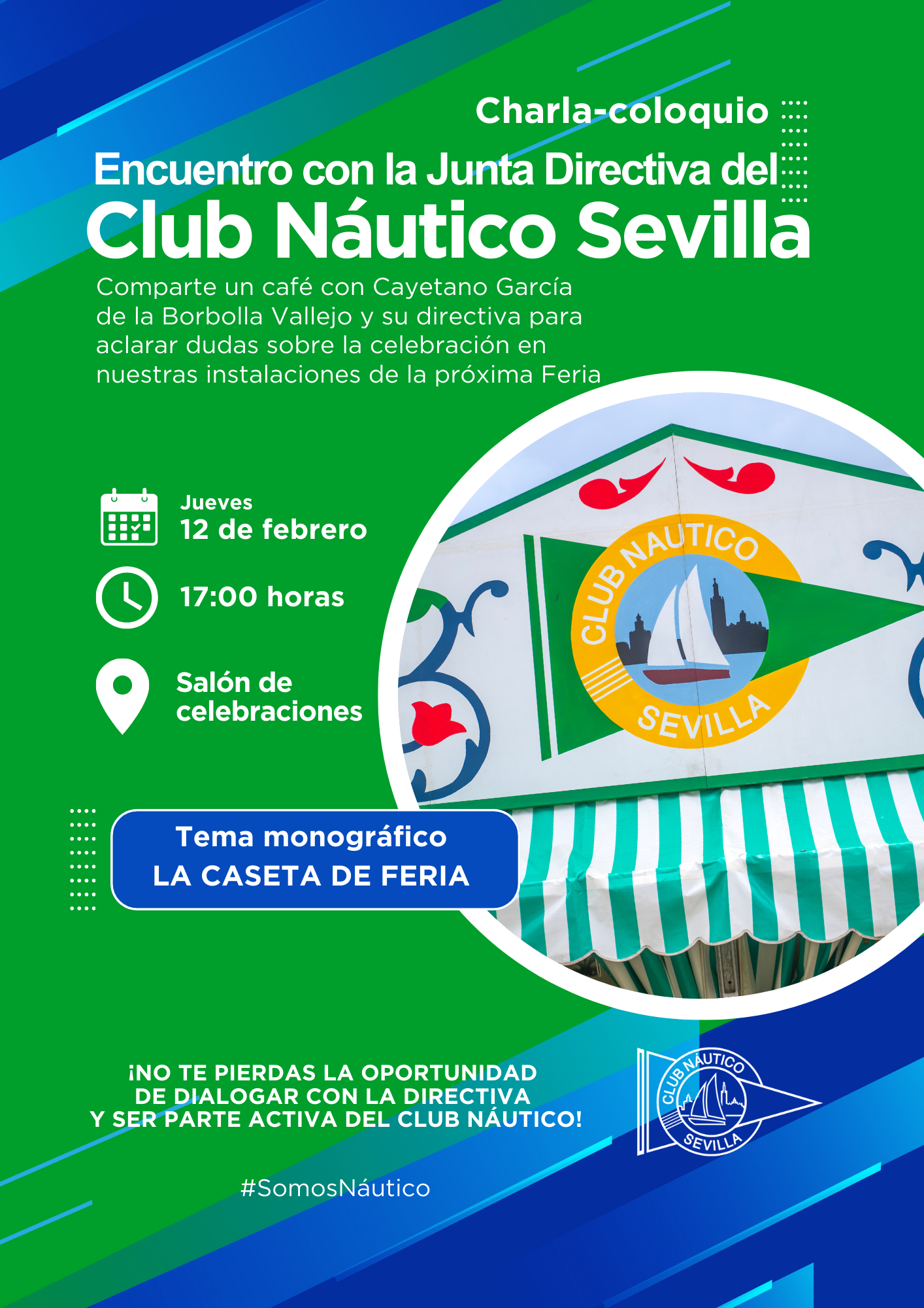 Encuentro con la Junta Directiva del Club Náutico Sevilla