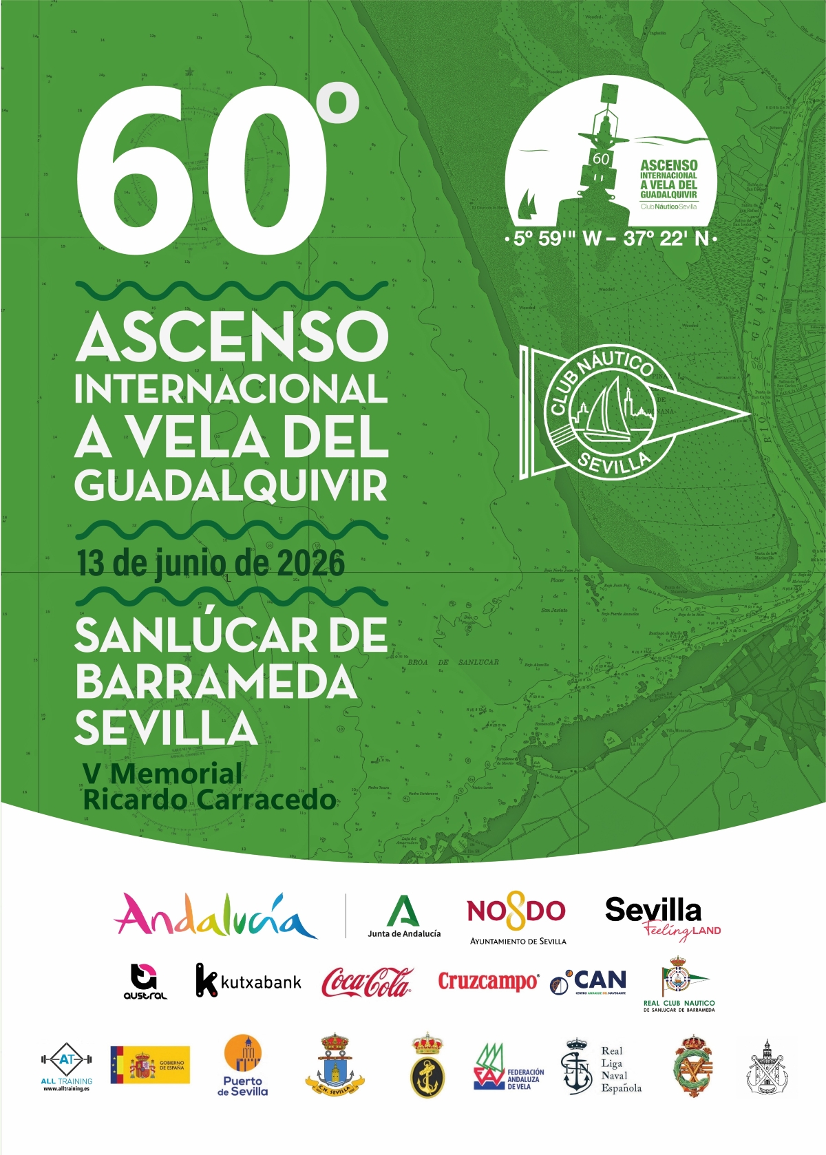 60º Ascenso internacional a vela del río Guadalquivir