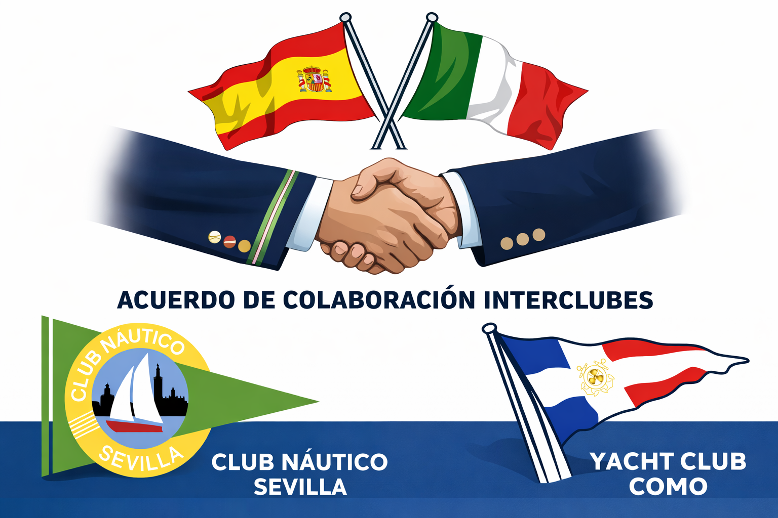 Acuerdo interclubes con el Yacht Club Como