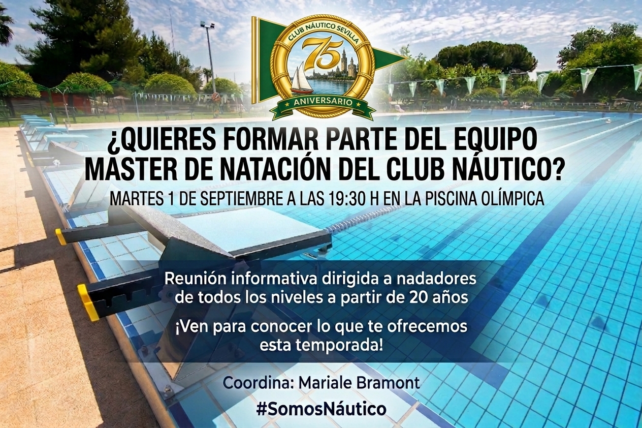Convocatoria del equipo Máster de natación del Club Náutico