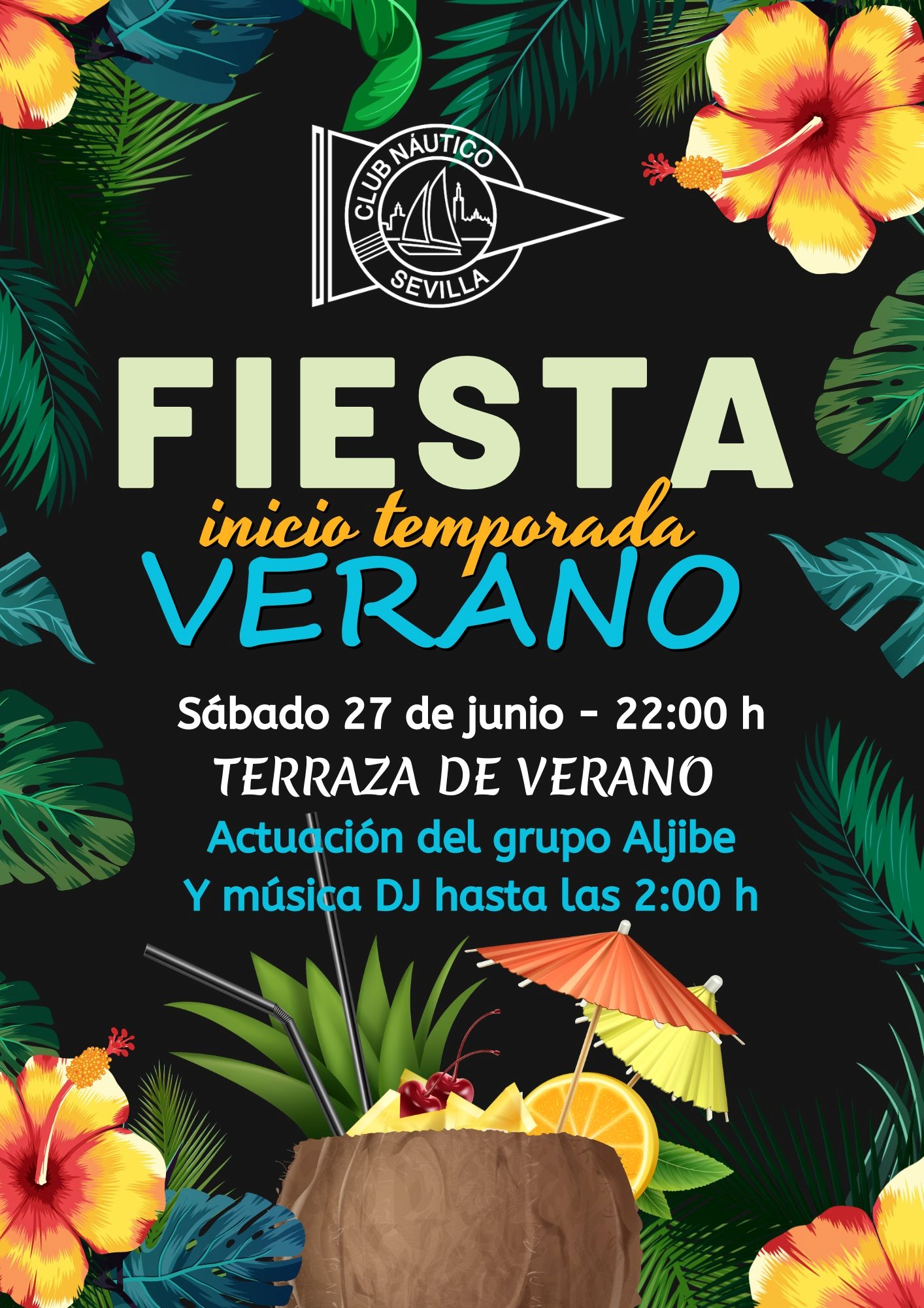 Fiesta nocturna de inicio de la temporada de verano