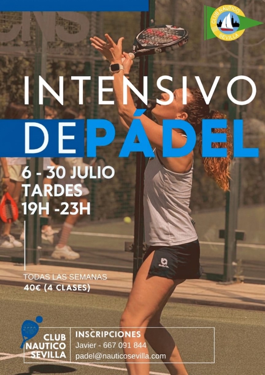Cursos intensivos de pádel de verano