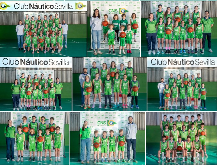 Sección de baloncesto 2025/2026 del Club Náutico Sevilla