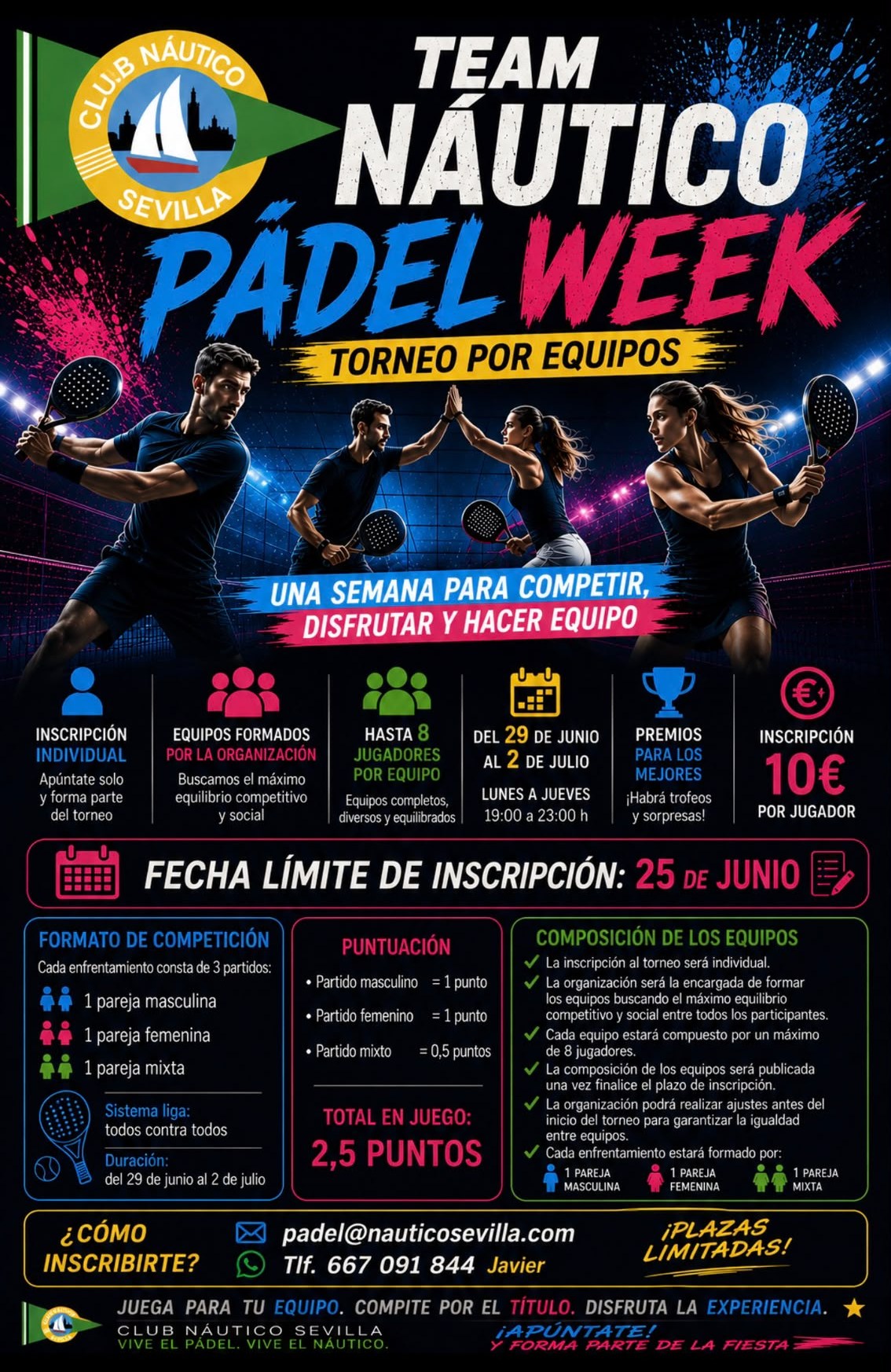 Torneo de pádel de verano