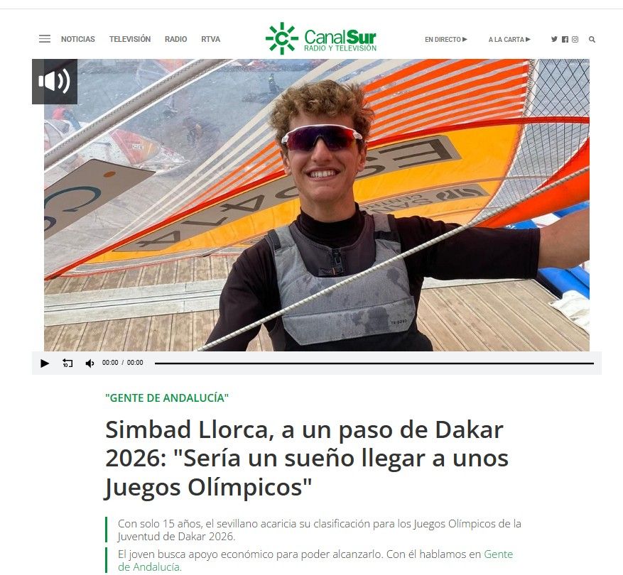 #SomosNáutico / Curro Simbad Llorca, a un paso de Dakar 2026: «Sería un sueño llegar a unos Juegos Olímpicos»
