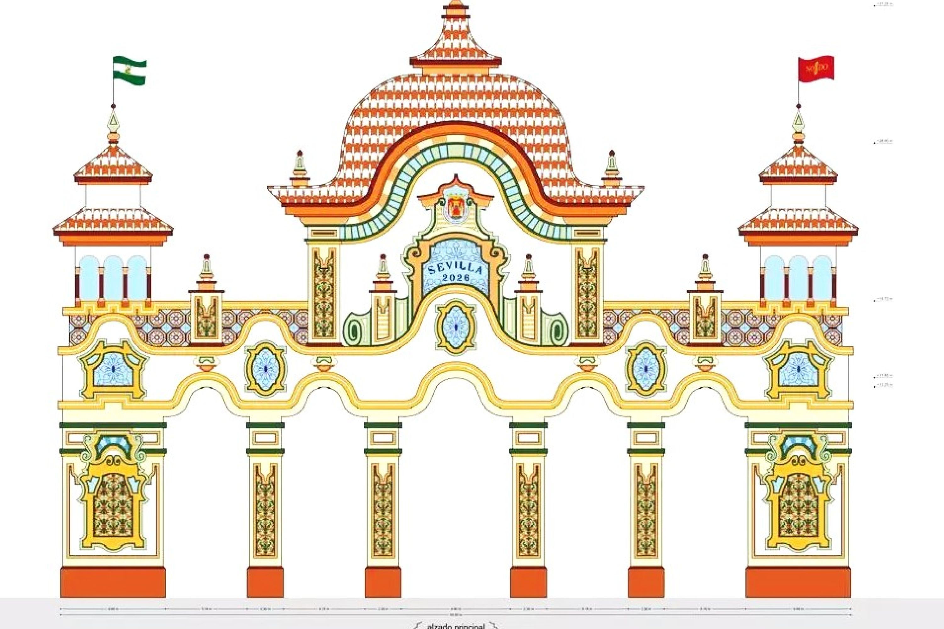 Acceso de vehículos al Club Náutico en la Feria 2026