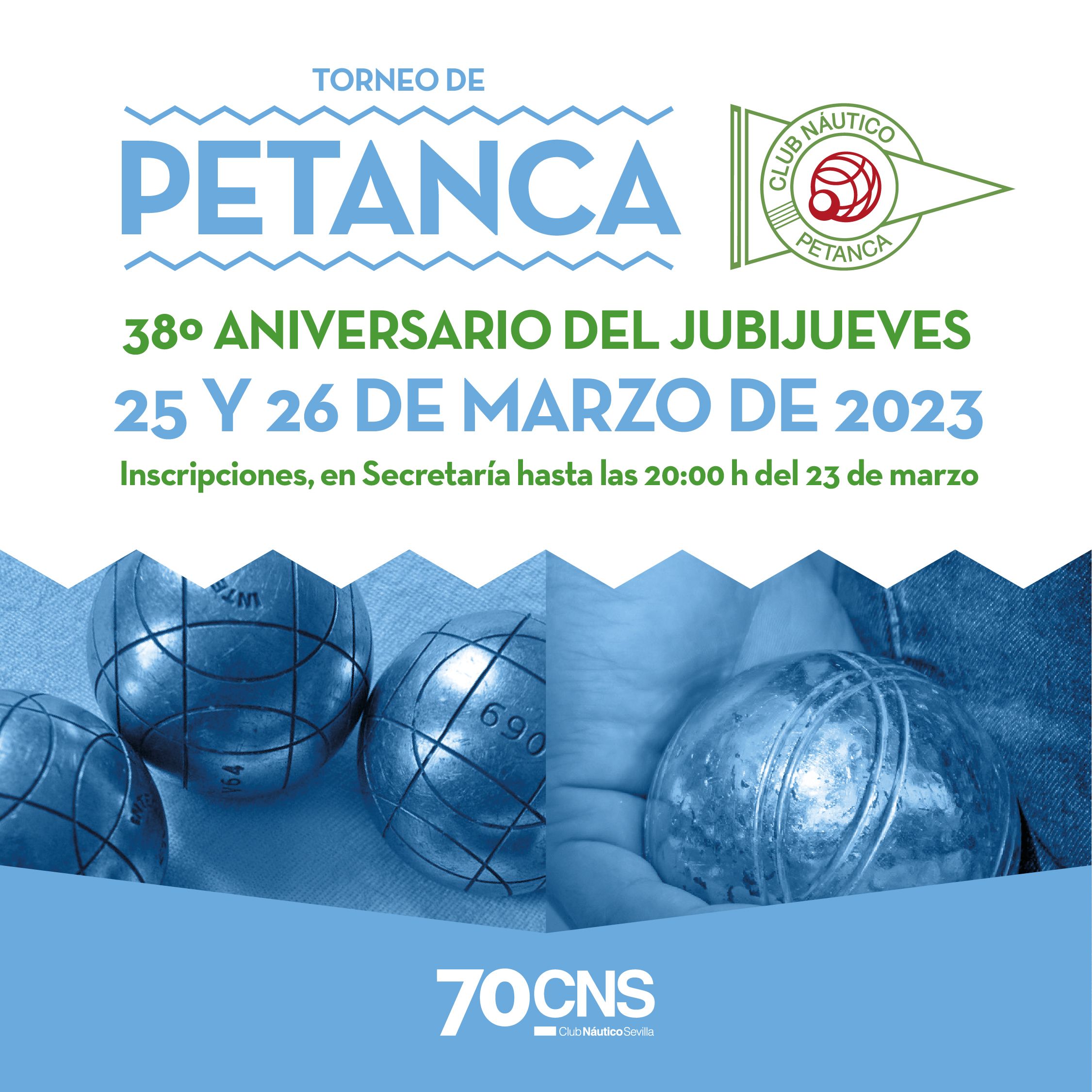Torneo de petanca 38º aniversario del Jubijueves