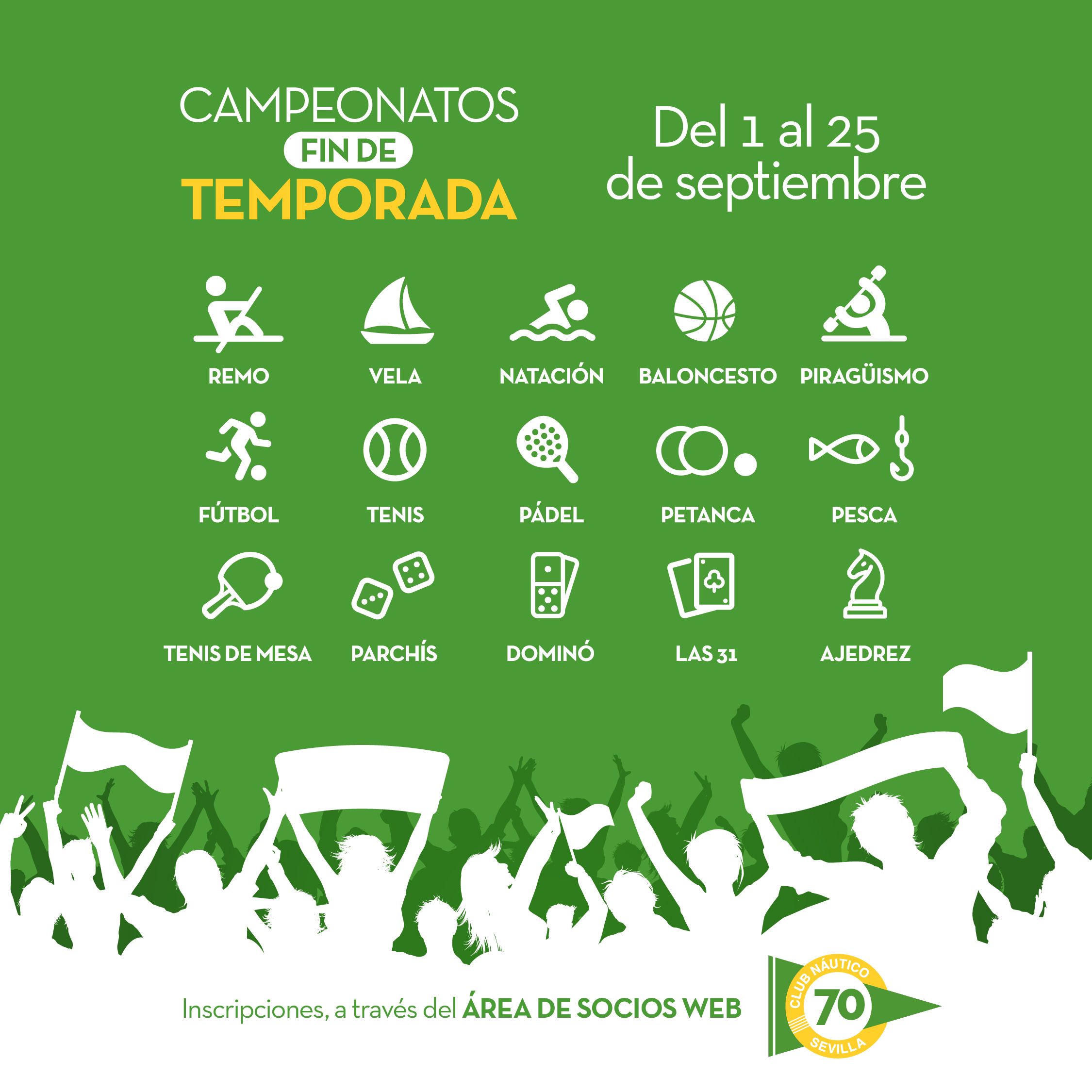 Competiciones de petanca y parchís de fin de la temporada de verano